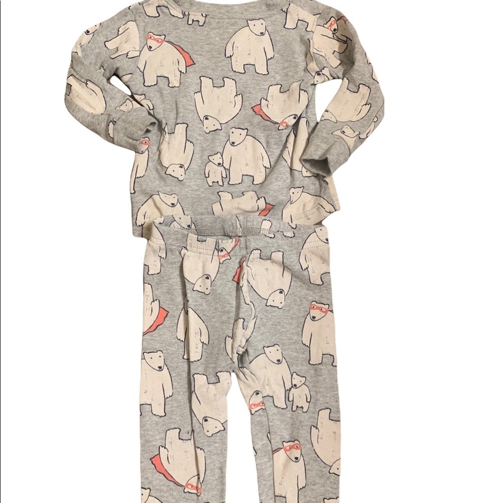 Baby polar bear pajamas